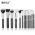Kit BEILI Pincéis Maquiagem Preto - Cerdas de Fibra Natural - comprar online