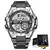 Relógio Masculino Dual Display LIGE 8971 À Prova D'Água - ElaShopp.com