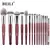 Kit BEILI 24 Pincéis Maquiagem Branco/Prata - Cerdas Naturais na internet