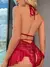 Vestido de Babydoll de Renda comAberta ElaShopp