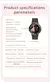 Relógio Inteligente Esportivo Feminino MEVADEN- MK60 Chamada Bluetooth IP68 IOS, Android - ElaShopp.com