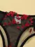Conjunto Lingerie Bordado Floral Transparente ElaShopp - loja online