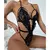 Imagem do Body de Renda em V profundo Lingerie ElaShopp