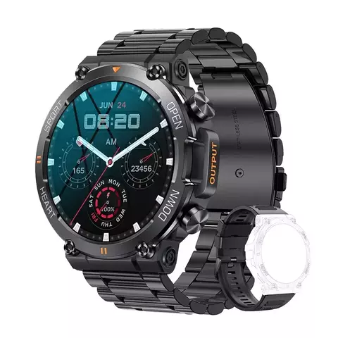 Smartwatch Esportivo Masculino MEVADEN MD56 Chamada Bluetooth Android, IOS