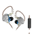 Fones De Ouvido KZ ZSN PRO 1BA 1DD Híbrido Drive In Ear HIFI Metal Bass