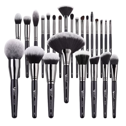 Kit 25 Escova de Maquiagem Beili