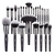 Kit 25 Escova de Maquiagem Beili