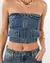 Cropped Jeans Ziper Frente - comprar online