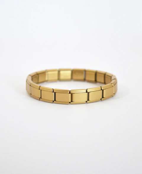 PULSERA VELVET - dorada SATINADA
