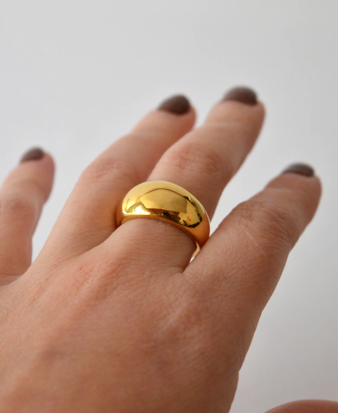 ANILLO BERNA - dorado
