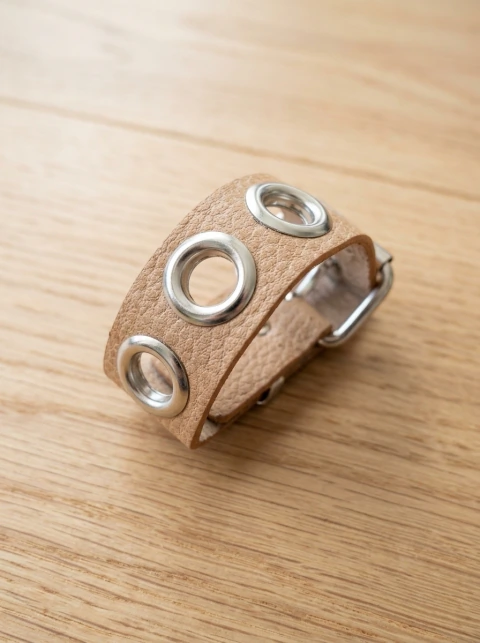 BRAZALETE OJALILLOS - GAMUZA - tienda online