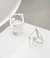 Anillo cuadro geometrico - Línea zero