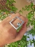 Anillo cuadro geometrico - comprar online