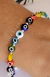 Pulsera ojitos multicolor
