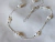 collar de plata y perlas de rio