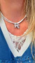 Choker Moño pave