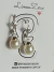 Aros Brizura rayas con perla