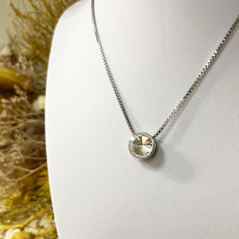 CADENA Y DIJE ACERO CON SUSANITITO GRANDE 1 CM COD K1691