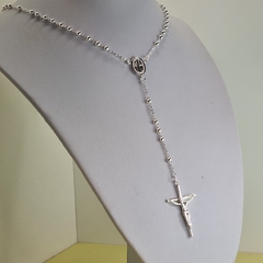 ROSARIO PLATA 925 CUENTAS MEDIANAS K5081 - comprar online