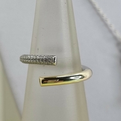 CONJUNTO JOYERIA PLATA Y ORO 18 ORIGEN ITALIA COD 5598 - comprar online