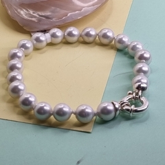 PULSERA PERLAS NATURALES 7 MM COD 5569 - comprar online