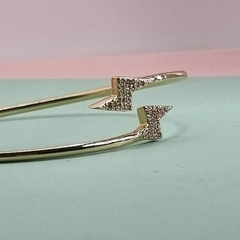 PULSERA TIPO ESCLAVA ROCK ENCHAPADA EN ORO 18K COD 4946 - comprar online