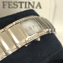 RELOJ FESTINA DAMA BRAZALETE ACERO Y NACAR y cristales Swarovski F8947/2 - comprar online