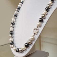 COLLAR DE PERLAS 3 COLORES SWAROVSKI, 3034