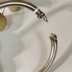PULSERA OVAL ESCLAVA HUECA CON BISAGRA 2269 en internet