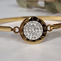 PULSERA TIFF ENCHAPADA EN ORO CON NACAR TIPO ESCLAVA K2320 en internet