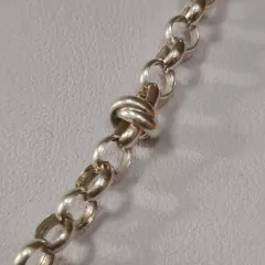 CADENA ROLO CON NUDOS EN PLATA 925 COD 45CM K2327 en internet