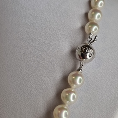 COLLAR PERLAS MAJORICAS cierre en plata 45 cm 8 mm MAJ20 en internet