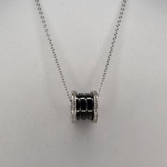 CADENA Y DIJE COLLAR BVG CON CERAMICA Y PLATA 2511 - comprar online