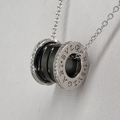 CADENA Y DIJE COLLAR BVG CON CERAMICA Y PLATA 2511 en internet