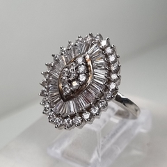 ANILLO BAGUETTES PLATA CUBICS 3224