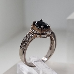 ANILLO ONIX TALLA OVAL CON CUBICS PLATA COD 3229 en internet