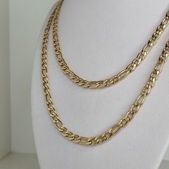 CADENA FIGARO ENCHAPADA EN ORO.COD K3750