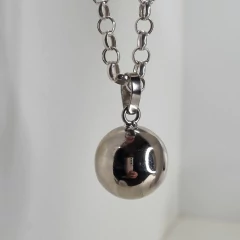 HERMOSO DIJE LLAMADOR DE ANGELES PLATA 3936 - comprar online