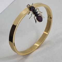 PULSERA ESCLAVA ENCHAPADA MOD HORMIGA 4555