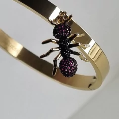 PULSERA ESCLAVA ENCHAPADA MOD HORMIGA 4555 - comprar online