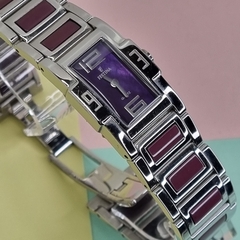 RELOJ FESTINA DAMA ACERO Y ESMALTE VIOLETA COD T776 en internet