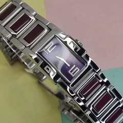 RELOJ FESTINA DAMA ACERO Y ESMALTE VIOLETA COD T776 - comprar online