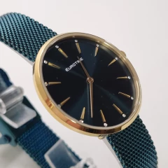 RELOJ EUROTIME DAMA JUNIOR MESHBAND VERDE 12/5046.44