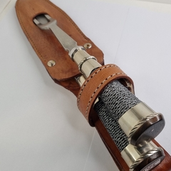 SET TENEDOR Y CUCHILLO ALPACA HECHO A MANO, HOJA 18cm cod:TA400 - DEBERNARDI - Joyeria Debernardi