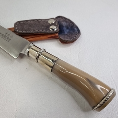 CUCHILLO DE ACERO ALPACA Y ASTA HOJA 18 CM cod:6099 - comprar online