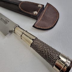 CUCHILLO DE ACERO Y ALPACA HOJA DE 18CM cod: 6099C - comprar online