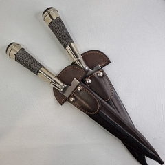 CUCHILLO DE ACERO Y ALPACA HOJA DE 18CM cod: 6099C en internet