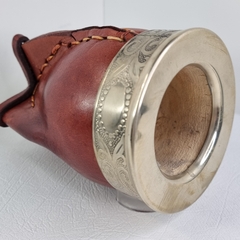 MATE CUERO ESTILO IMPERIAL CON ALPACA 4467 - comprar online