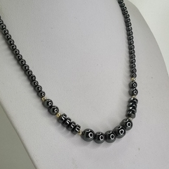 COLLAR DE HEMATITE 44CM. cod: 6023