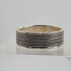 ANILLO DE PLATA RODAMIENTO DE LLANTA PARA HOMBRE 6037 - comprar online